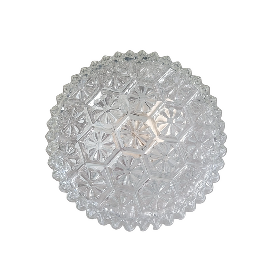 Plafonnier ou applique en verre moulé - Ref 962