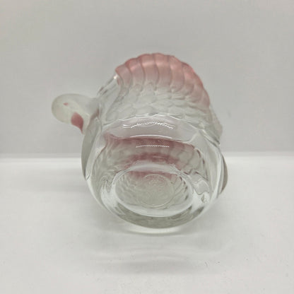 Pichet cygne en verre moulé pressé - Ref 1438