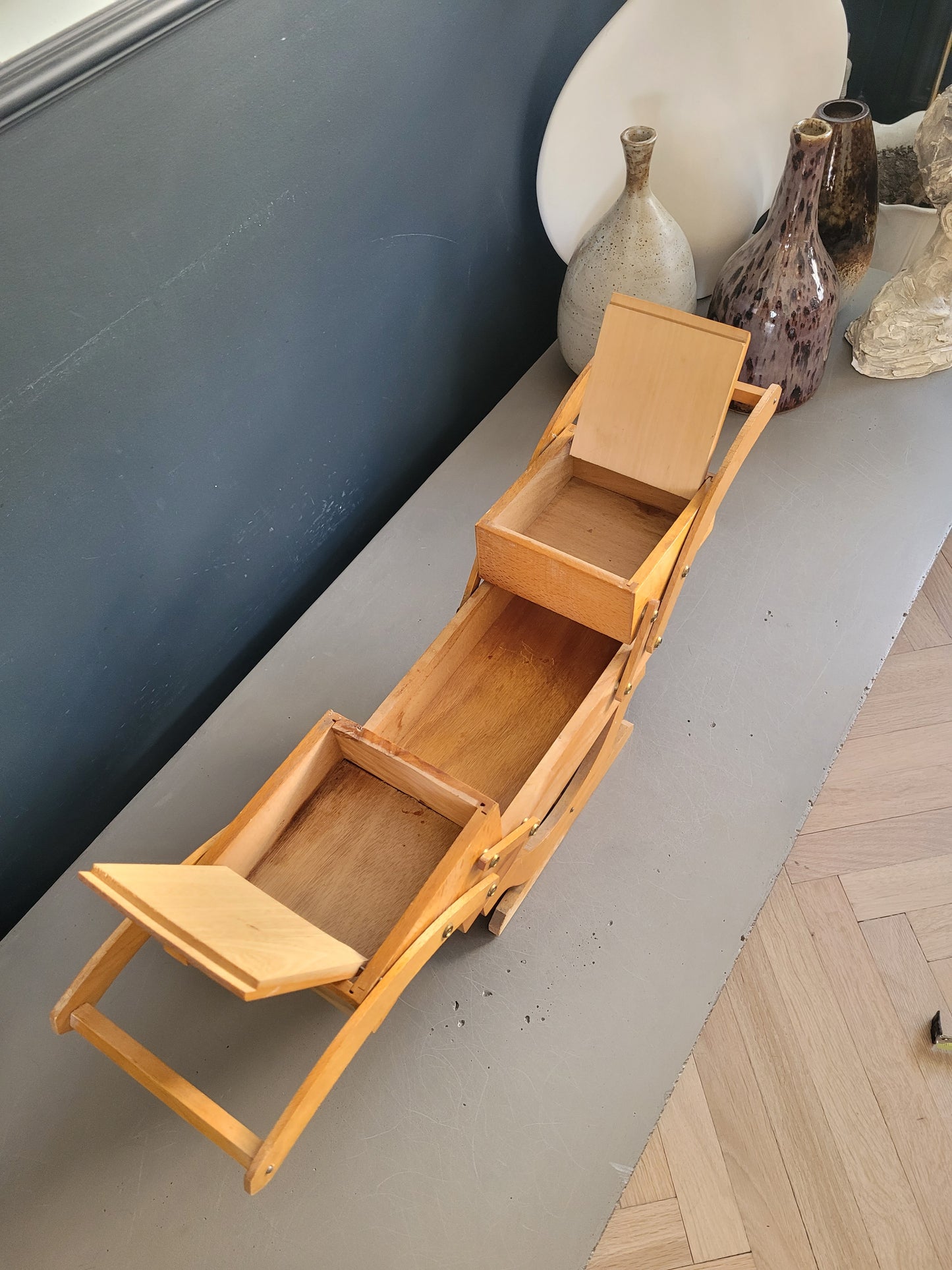 Travailleuse vintage en bois - Ref 605