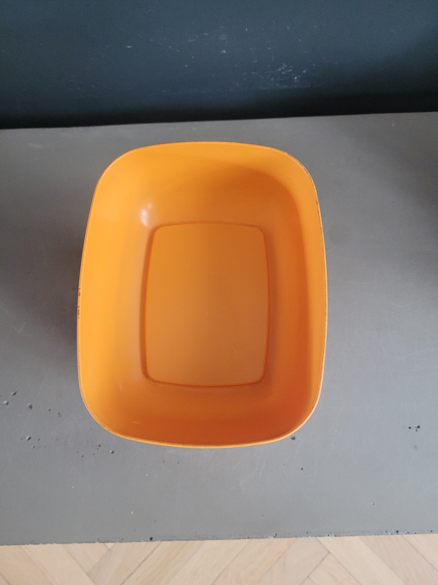 Balance vintage Soehnle en plastique orange - Ref 923