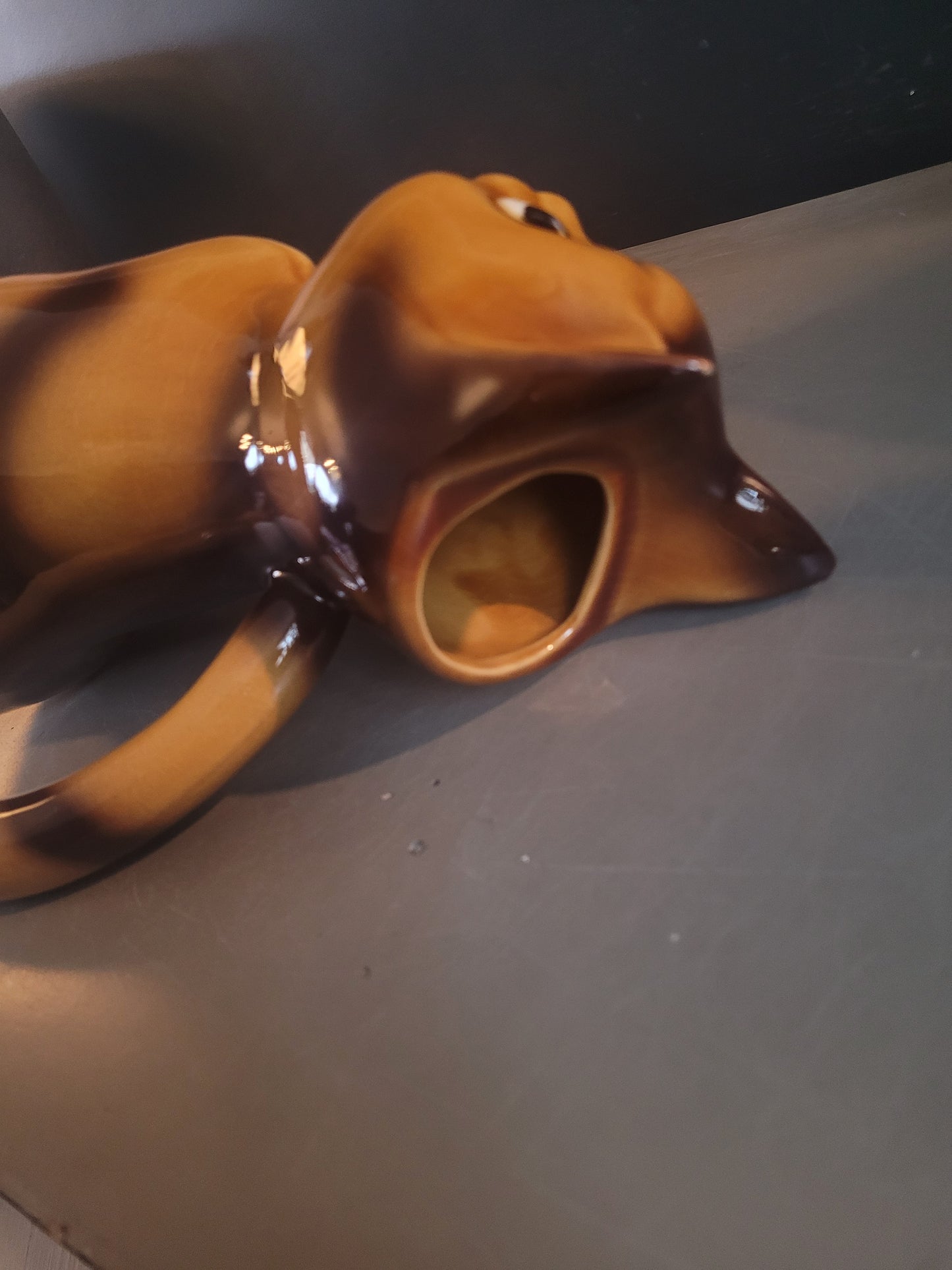 Pichet chat en céramique vintage - Ref 570