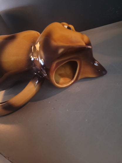 Pichet chat en céramique vintage - Ref 570