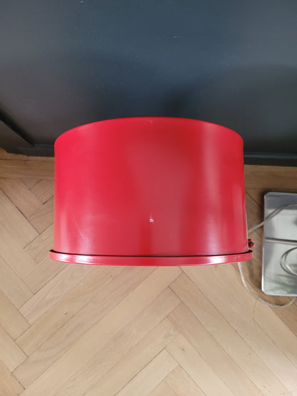 Horloge Ikea vintage rouge, design Thomas Eriksson - Grand modèle- Ref 373