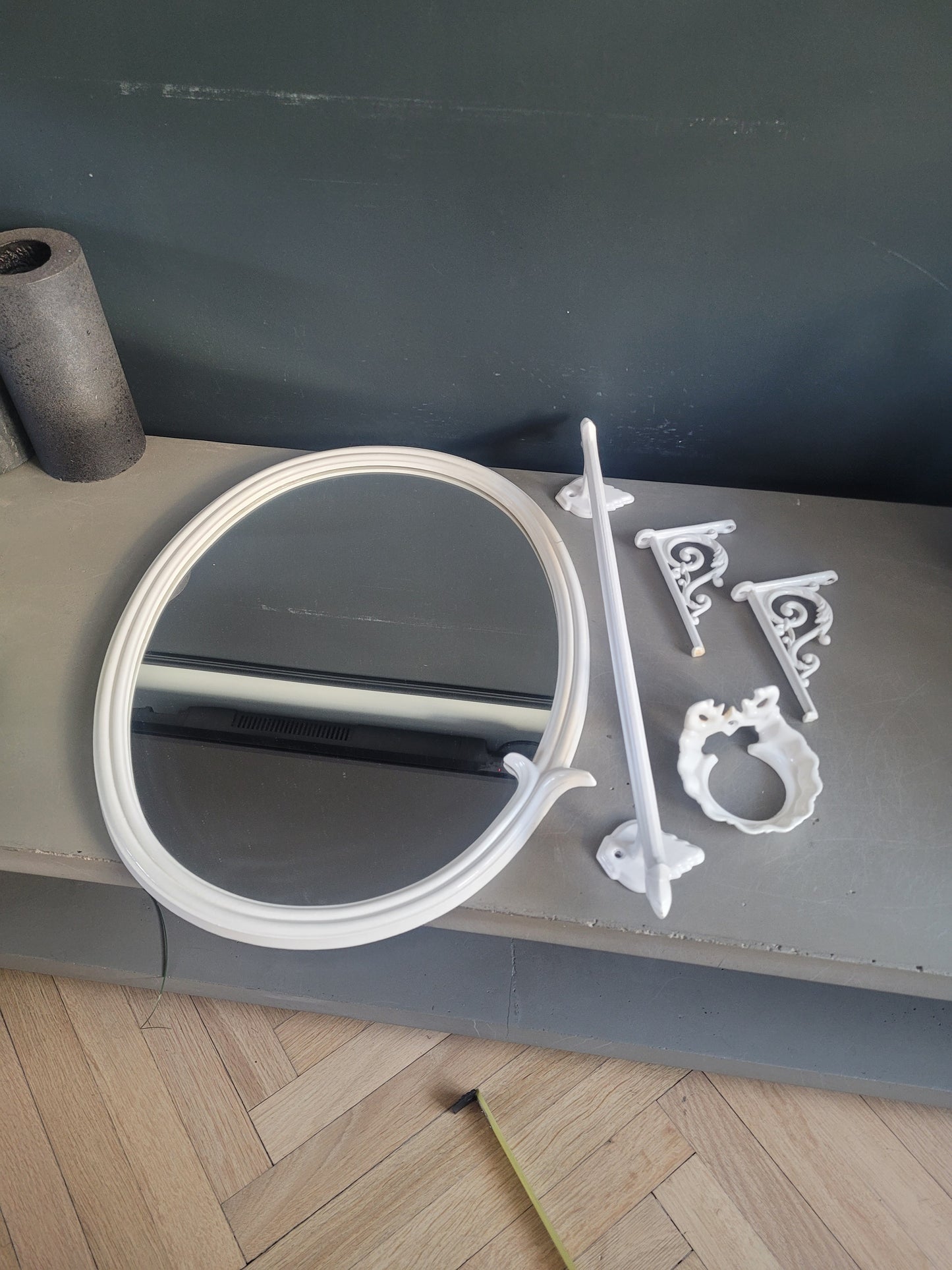 Ensemble de salle de bain en fonte émaillée blanc - Ref 701