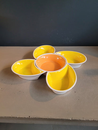 Service à apéritif 70's en céramique- Ref 629