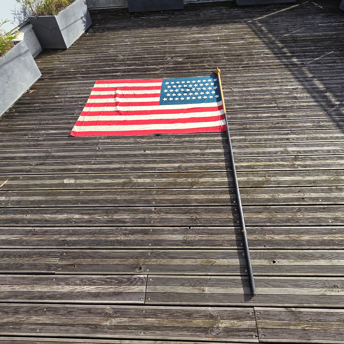 Grand drapeau de défilé - hampe 245cm - Ref 1423