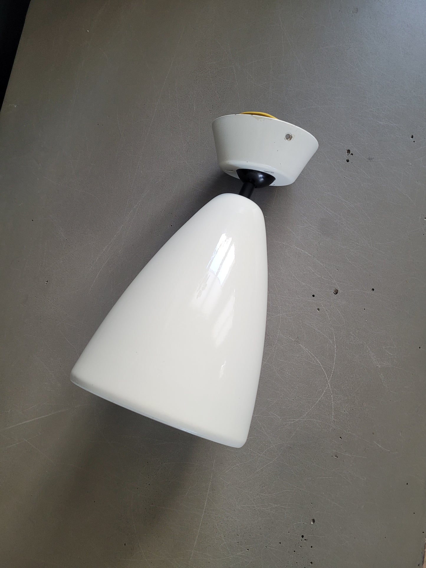 Applique articulée vintage en métal laqué douille céramique- Ref 849