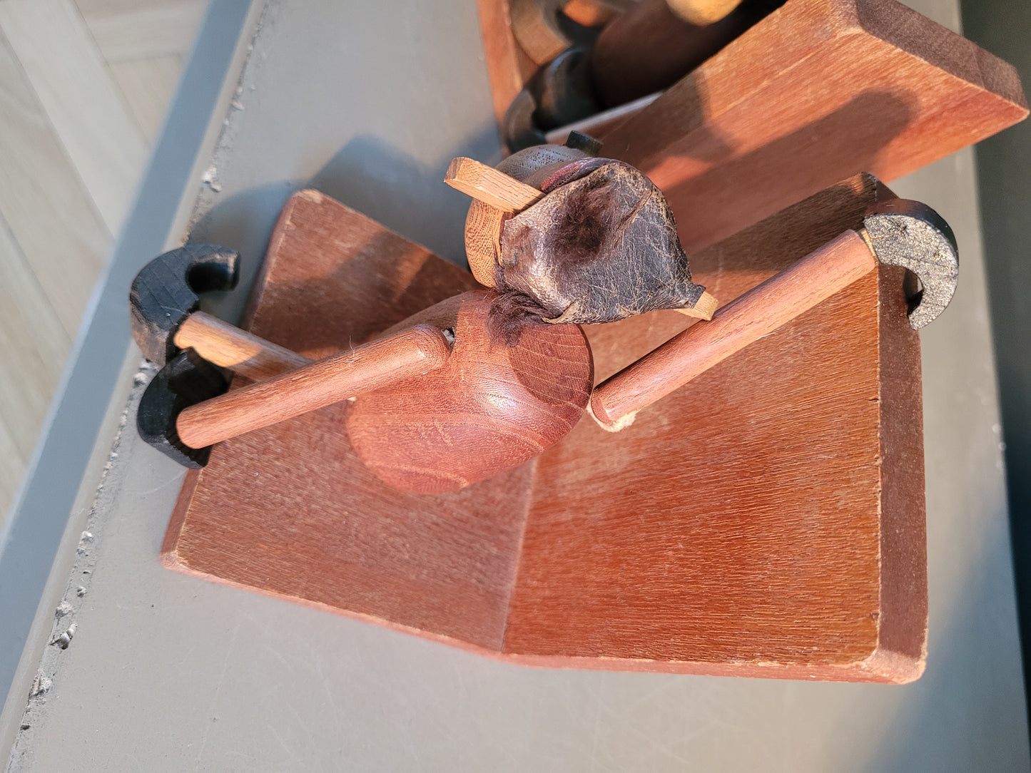 Paire de serre-livres scandinaves singes vintage - Ref 732