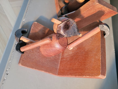 Paire de serre-livres scandinaves singes vintage - Ref 732