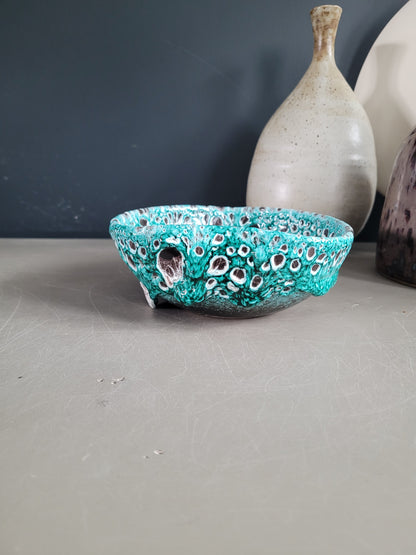 Coupelle fat lava turquoise - Ref 1000