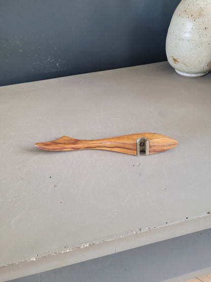 Décapsuleur requin vintage en bois - Ref 884