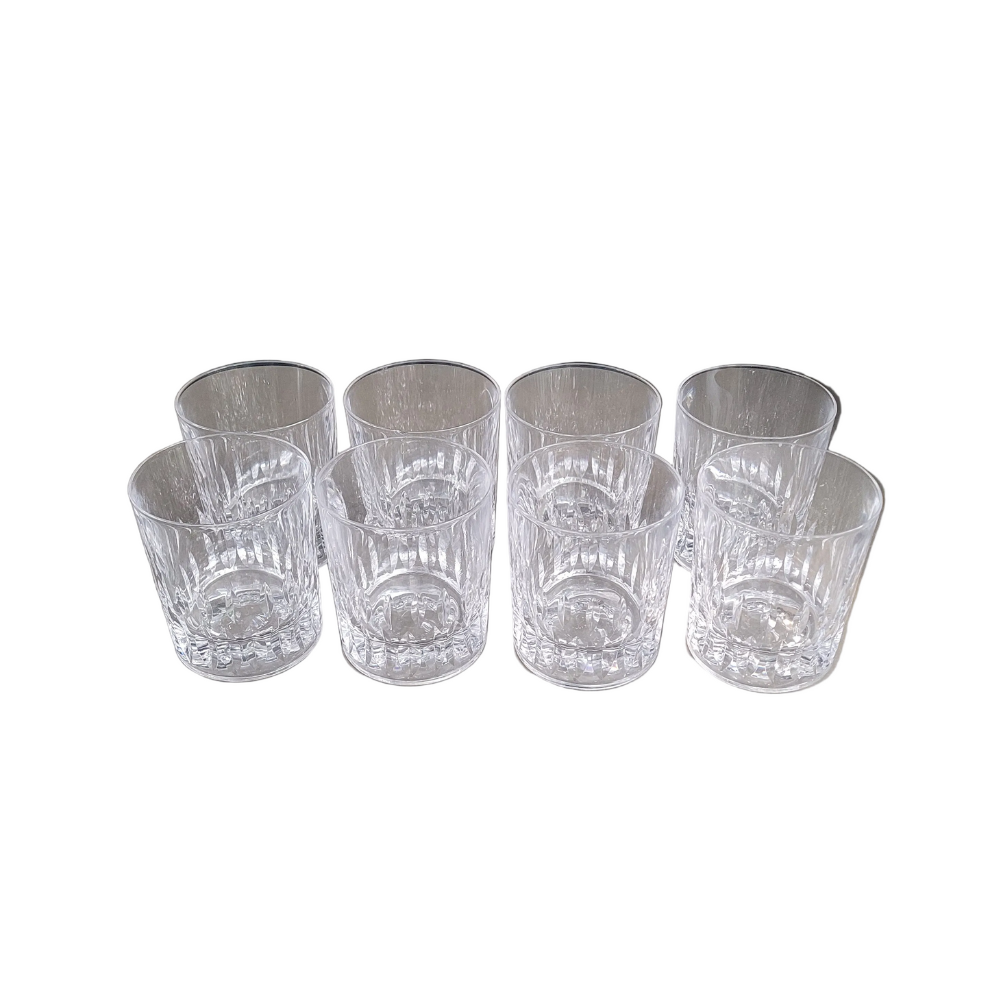 8 verres à eau en cristal - Ref 767