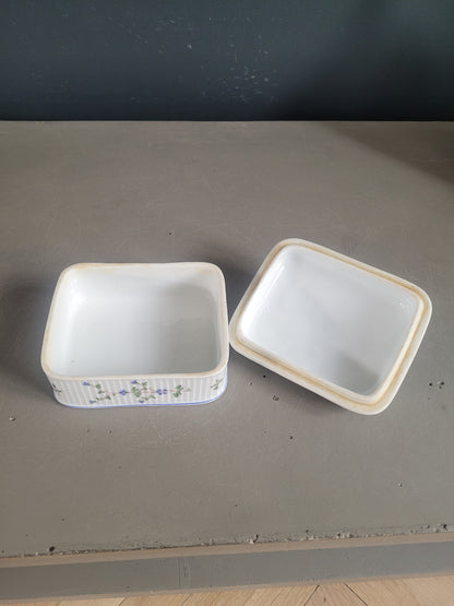 Boîte sardine en porcelaine de Mehun - Ref 441
