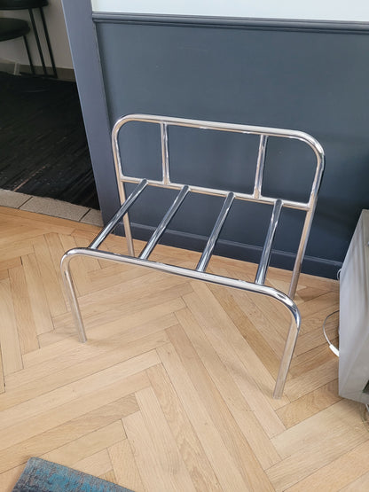 Porte-bagages d'hôtel chromé - petit modèle - Ref 1020