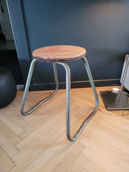 Tabouret d'atelier vintage - Ref 491