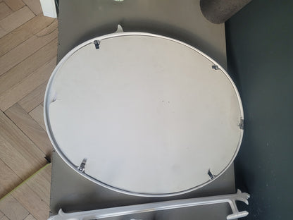 Ensemble de salle de bain en fonte émaillée blanc - Ref 701