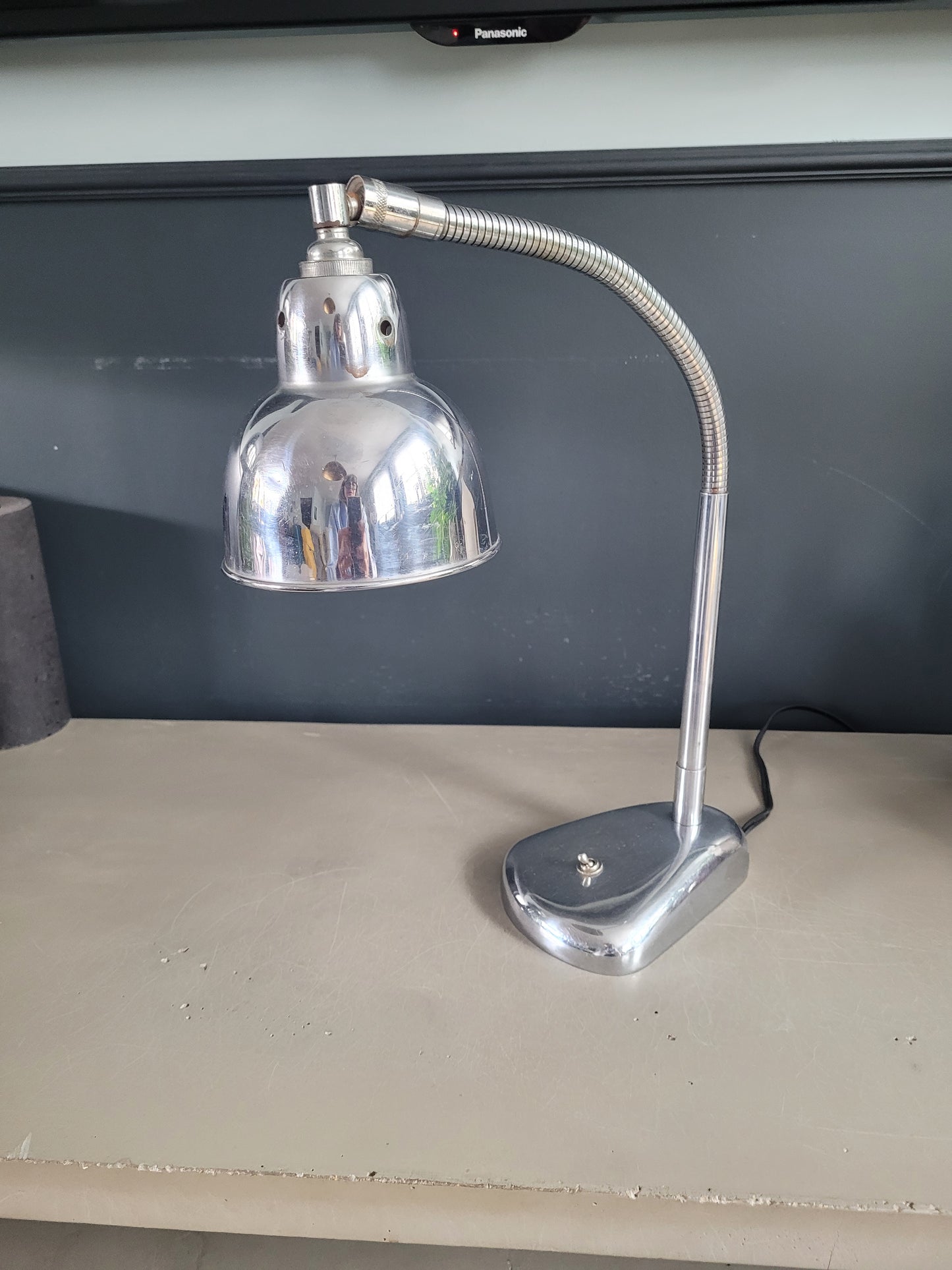Lampe du bureau articulée chromée- Ref 538