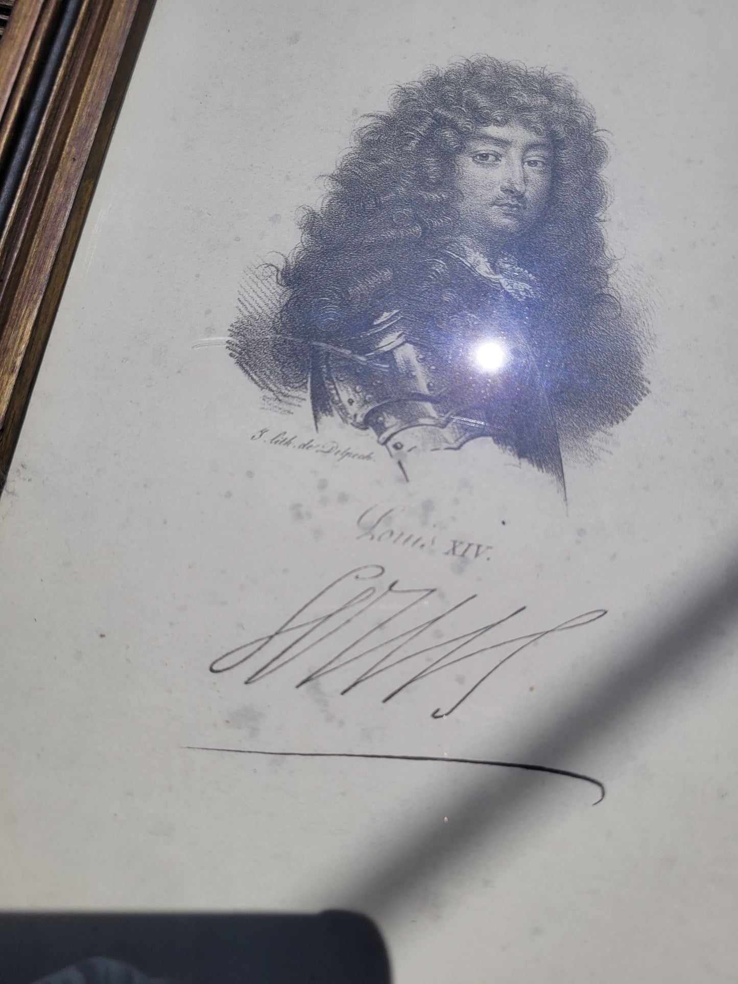 Lot de 4 portraits de Rois de France - Ref 463