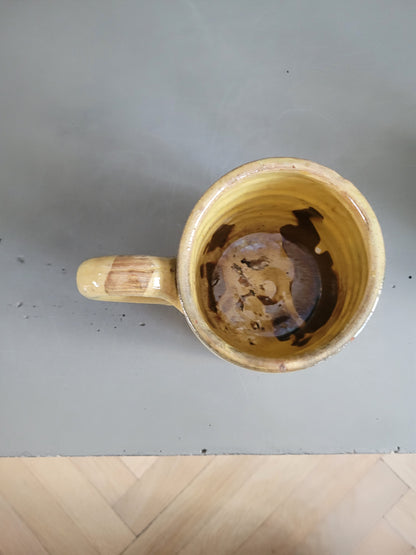 Paire de mugs en terre cuite - Meyssac Corrèze- Ref 492