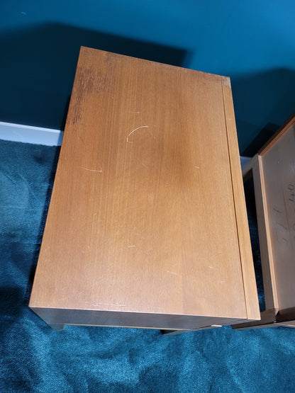 Paire de chevet vintages 2 tiroirs - Ref 595