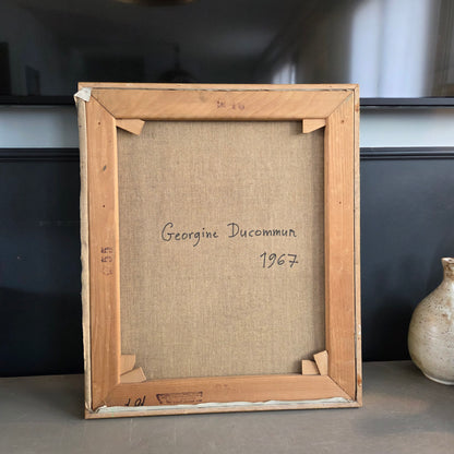 Portrait de Georgine Ducommun par Karl-Léo 1967 - Ref 1429
