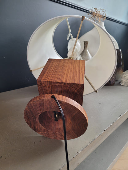 Lampe à poser en teck - Ref 618