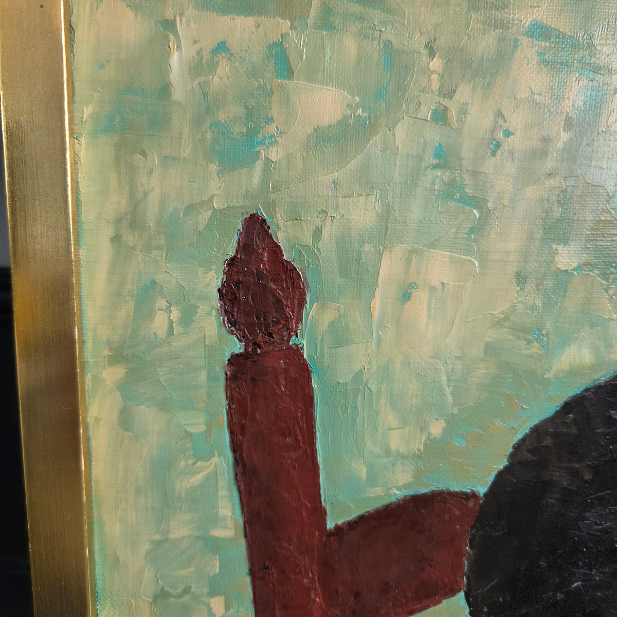 Portrait de Georgine Ducommun par Karl-Léo 1967 - Ref 1429