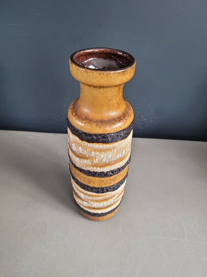 Vase West Germany fat lava - Ref 496