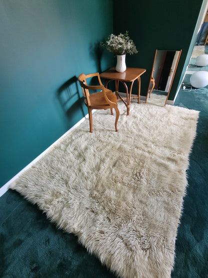 Tapis en laine à longs poils - 240x160cm - Ref 1005