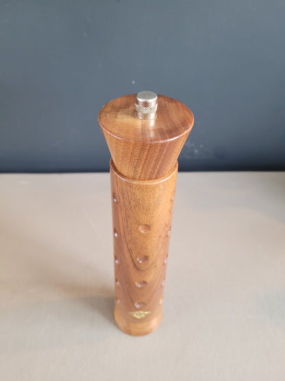 Moulin à poivre vintage en teck Haenlein Winterthur - Ref 663