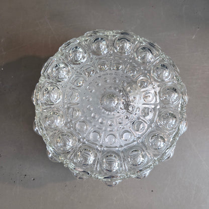 Plafonnier ou applique en verre moulé bulles - Ref 1435