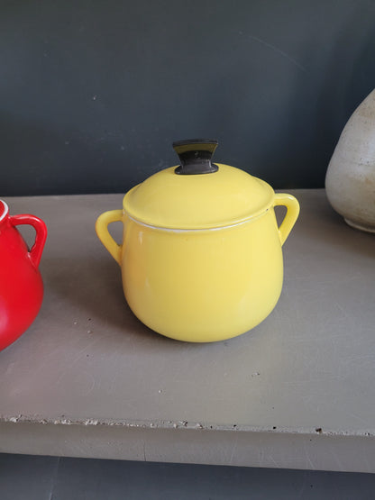 Paire de marmites en fonte émaillée - Ref 811