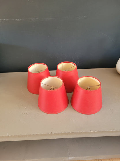 Lot de 4 abat-jour à pince- Ref 730