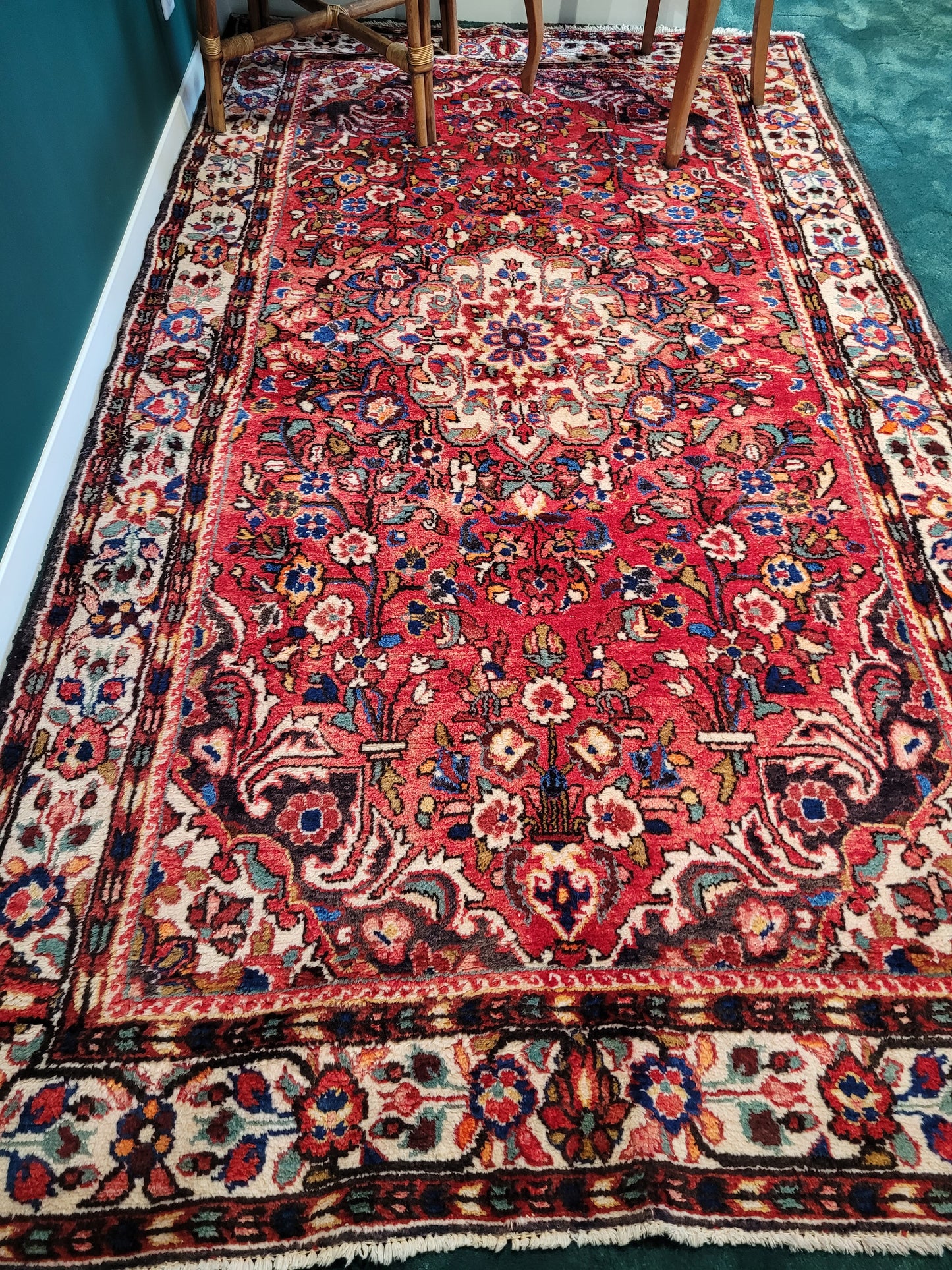 Tapis d'Iran en laine - Fait main - 274x158cm - Ref 795