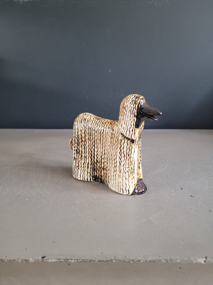 Levrier Afghan en céramique de Lisa Larson pour Gustavsberg - Ref 904