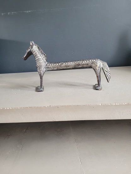 Statuette cheval en bronze - Ref 368