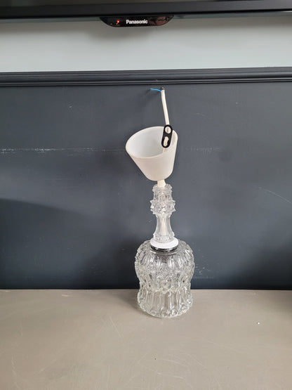 Suspension vintage en verre moulé - Ref 861