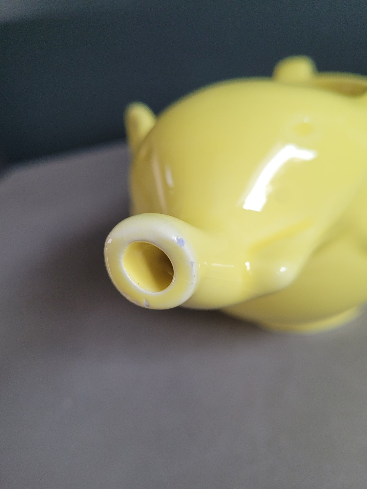 Théière Eléphant vintage en porcelaine - Ref 754