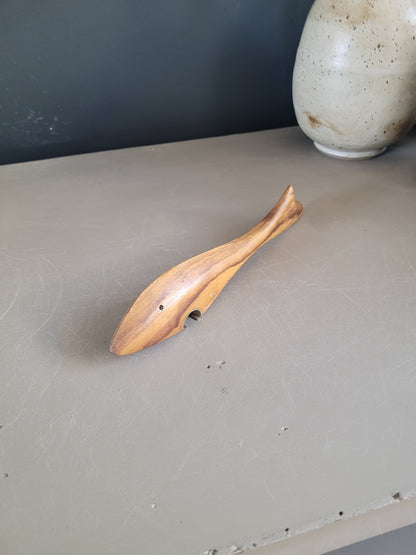 Décapsuleur requin vintage en bois - Ref 884