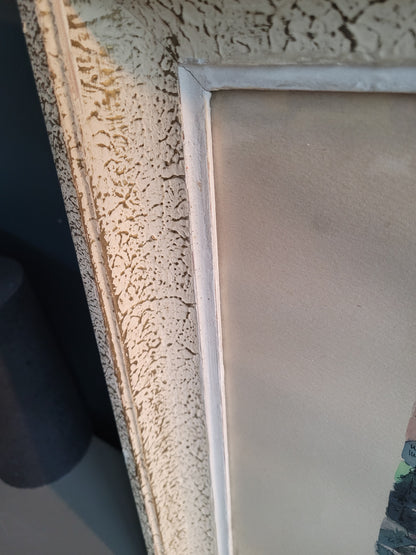 Tableau aquarelle paysage de montagne signé - Ref 384