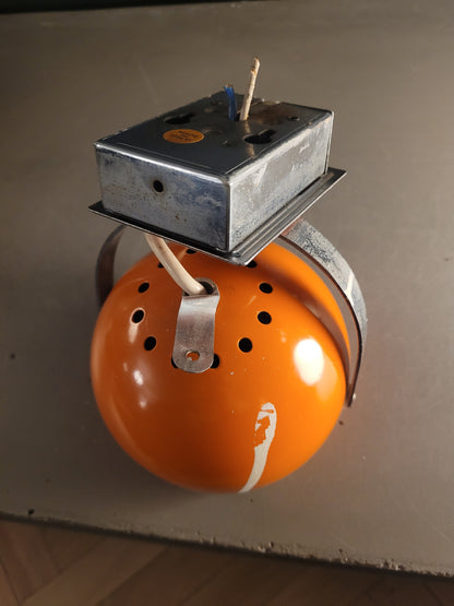 Applique eye ball vintage orange - Ref 785