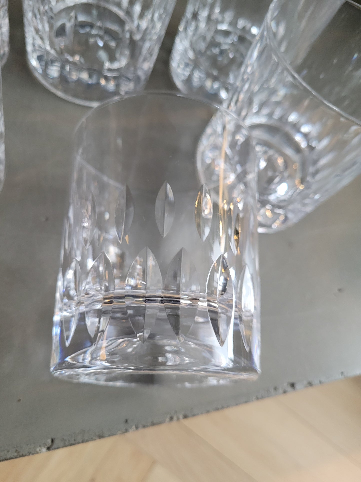 8 verres à eau en cristal - Ref 767