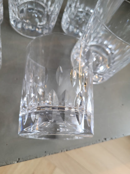 8 verres à eau en cristal - Ref 767