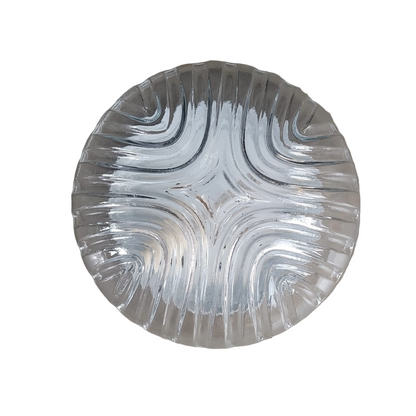 Plafonnier applique en verre moulé- Ref 757