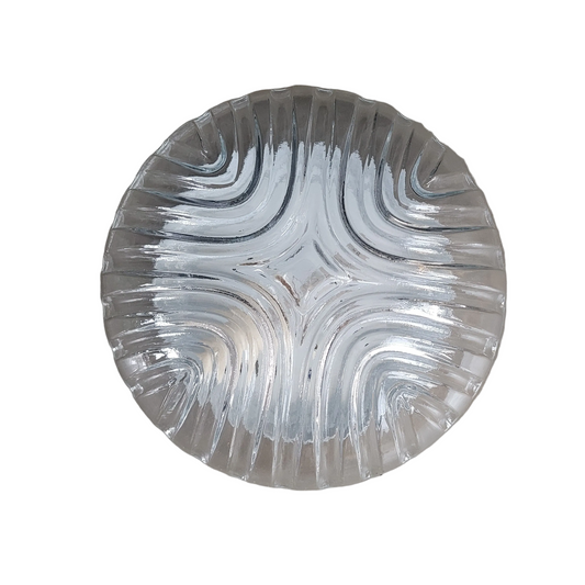 Plafonnier applique en verre moulé- Ref 757