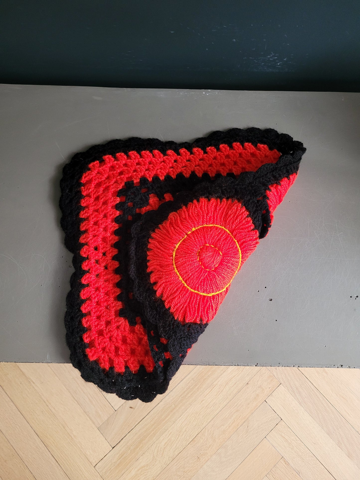 Housse de coussin en crochet 35x35 - Ref 771