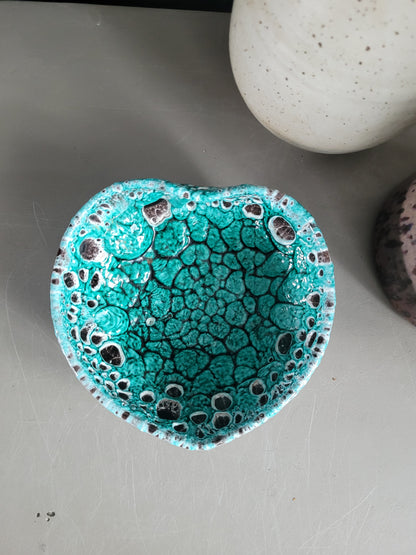 Coupelle fat lava turquoise - Ref 1000