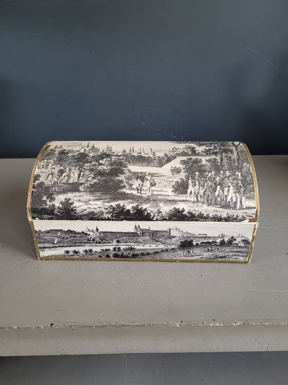 Boîte en carton tapissée - Coffret à Cognac Courvoisier - Ref 507