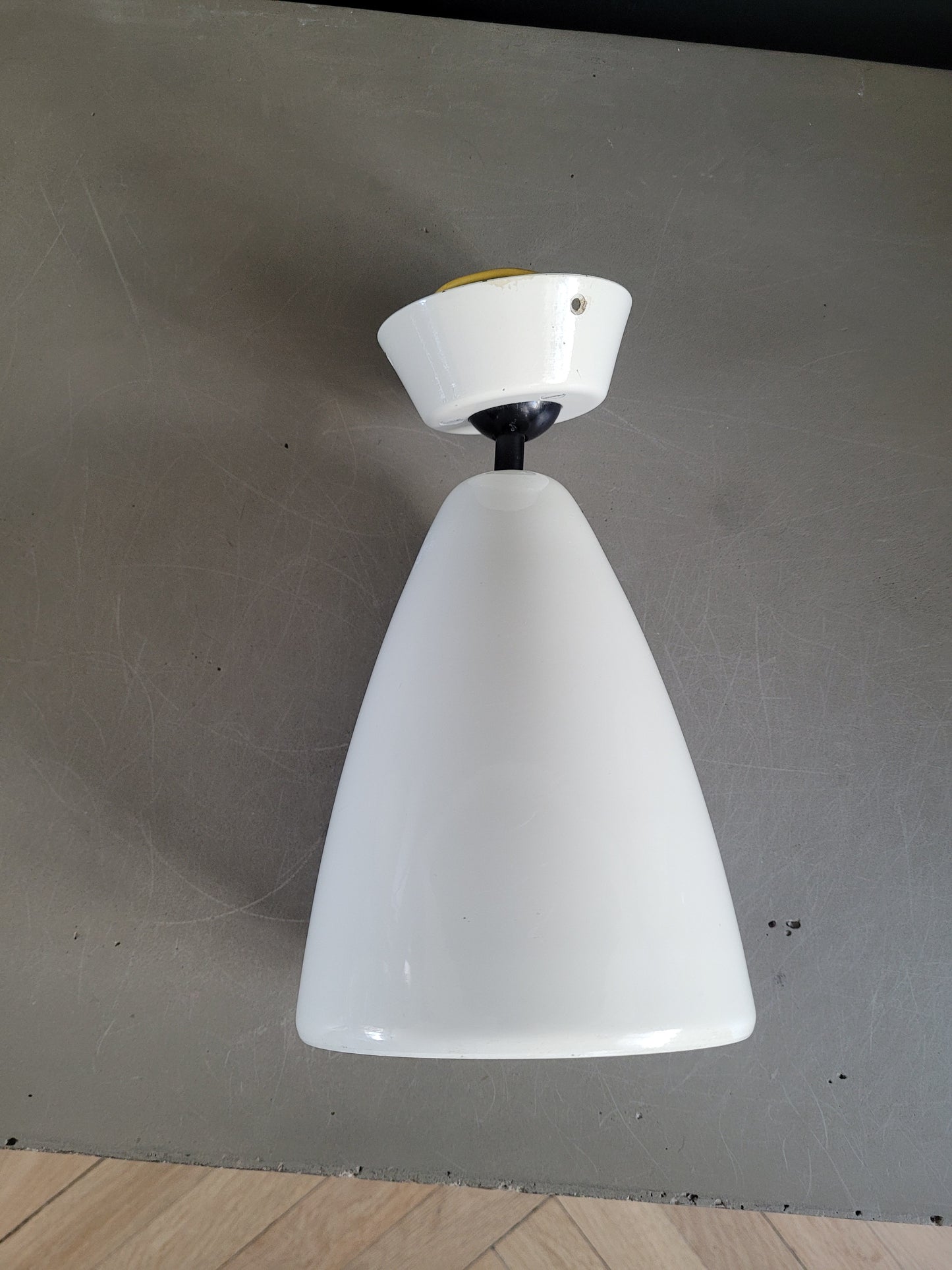 Applique articulée vintage en métal laqué douille céramique- Ref 849