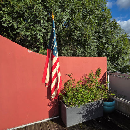 Grand drapeau de défilé - hampe 245cm - Ref 1423
